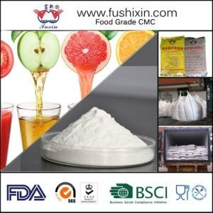 Natürliche Lebensmittelqualität CMC Zellulose Carboxymethyl Fruchtsaft Stabilisator ISO
